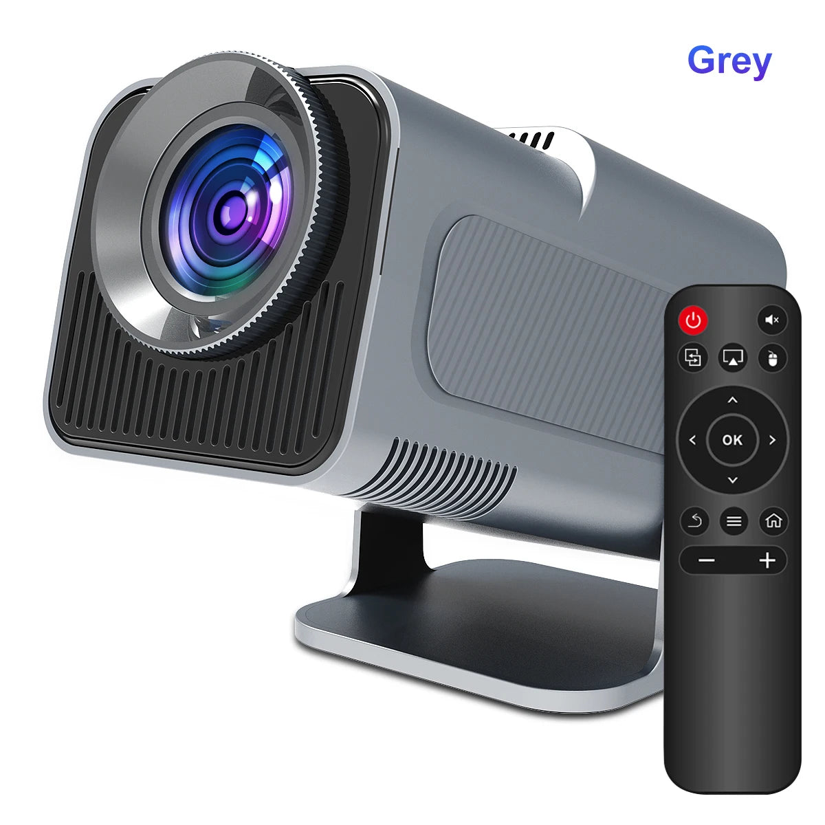 4K Android 11 Projector – Native 1080P, 390 ANSI Lumens, Dual Wi-Fi 6, BT 5.0, Portable Cinema Projector