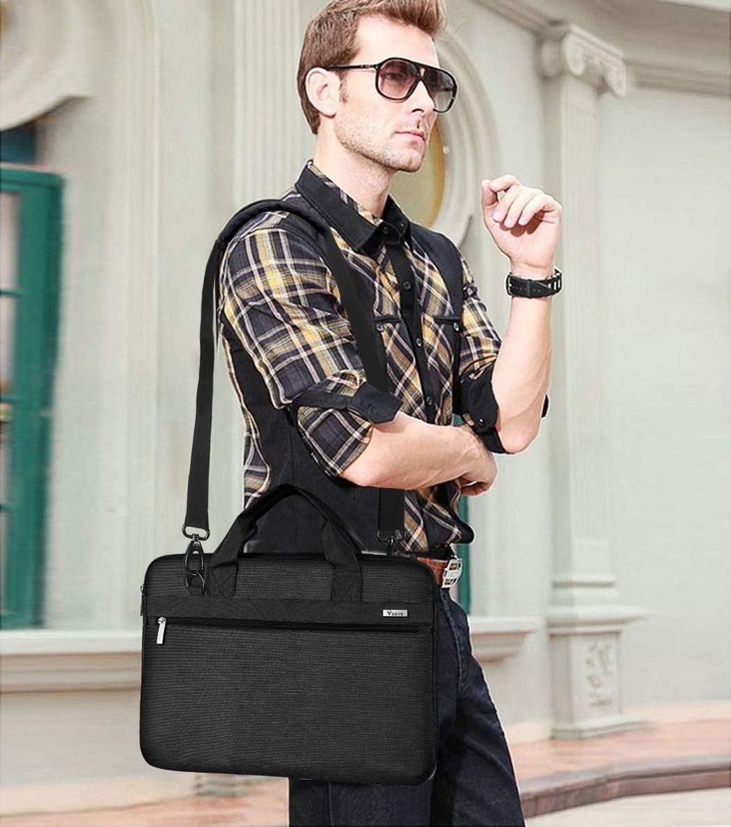 Laptop Bag 17 Inch. Protective Laptop Case Sleeve with Shoulder Strap Compatible with 17-18 Inch, Waterproof Computer Bag Slim Briefcase