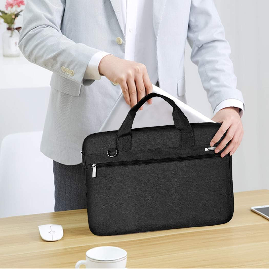 Laptop Bag 17 Inch. Protective Laptop Case Sleeve with Shoulder Strap Compatible with 17-18 Inch, Waterproof Computer Bag Slim Briefcase