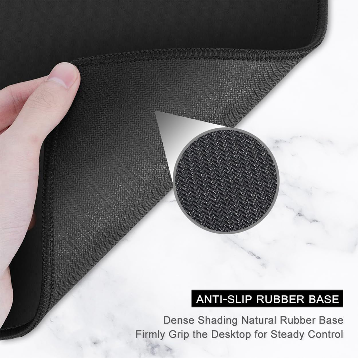 Forest Serenity XXL Gaming Mouse Pad – 35.4 x 15.7 in Extended Desk Mat, Non-Slip Rubber Base, Stitched Edges, Ultra-Thin Large Mouse Pad for Desktop, Laptop & Office Setup (White Forest Design)