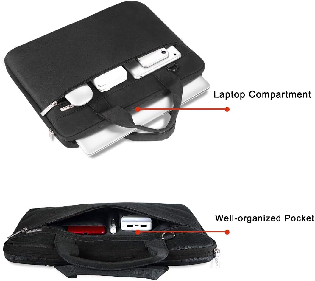 Laptop Bag 17 Inch. Protective Laptop Case Sleeve with Shoulder Strap Compatible with 17-18 Inch, Waterproof Computer Bag Slim Briefcase