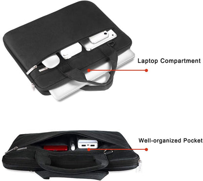 Laptop Bag 17 Inch. Protective Laptop Case Sleeve with Shoulder Strap Compatible with 17-18 Inch, Waterproof Computer Bag Slim Briefcase